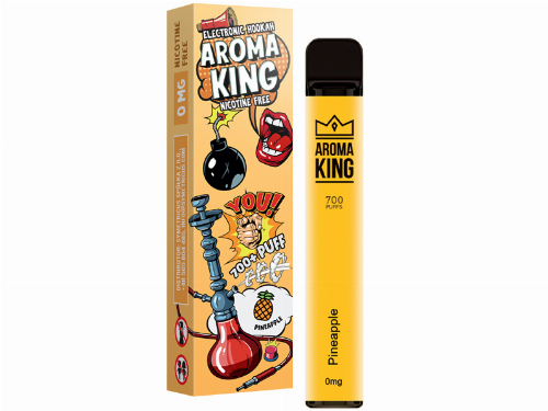 Aroma King Pineapple Einweg e-Shisha ohne Nikotin ca. 700 Züge Aroma King Pineapple Einweg e-Shisha ohne Nikotin ca. 700 Züge