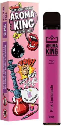 Aroma King Pink Lemonade Einweg e-Shisha ohne Nikotin ca. 700 Züge