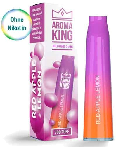 Aroma King Pyramide 700 Red Apple Lemon E-Shisha 0mg Nikotin