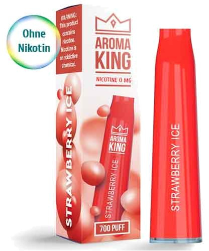 Aroma King Pyramide 700 Strawberry Ice E-Shisha 0mg Nikotin