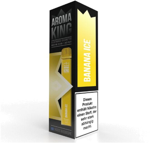 Aroma King Q-BAR 700 Banana Ice Einweg E-Shisha 20 mg Nikotin