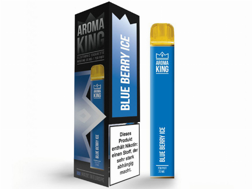 Aroma King Q-BAR 700 Blue Berry Ice Einweg E-Shisha 20 mg Nikotin Aroma King Q-BAR 700 Blue Berry Ice Einweg E-Shisha 20 mg Nikotin