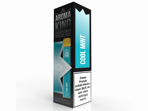 Aroma King Q-BAR 700 Cool Mint Einweg E-Shisha 20 mg Nikotin Aroma King Q-BAR 700 Cool Mint Einweg E-Shisha 20 mg Nikotin