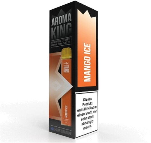 Aroma King Q-BAR 700 Mango Ice Einweg E-Shisha 20 mg Nikotin Aroma King Q-BAR 700 Mango Ice Einweg E-Shisha 20 mg Nikotin