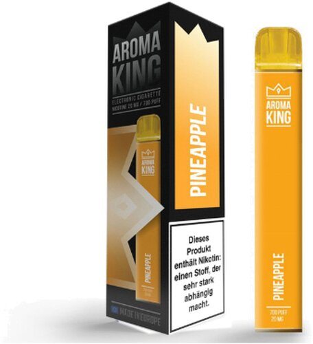 Aroma King Q-BAR 700 Pineapple Einweg E-Shisha 20 mg Nikotin