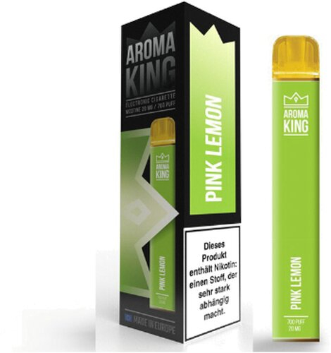 Aroma King Q-BAR 700 Pink Lemon Einweg E-Shisha 20 mg Nikotin