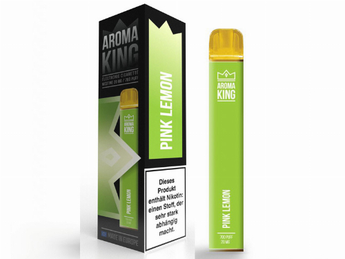 Aroma King Q-BAR 700 Pink Lemon Einweg E-Shisha 20 mg Nikotin Aroma King Q-BAR 700 Pink Lemon Einweg E-Shisha 20 mg Nikotin