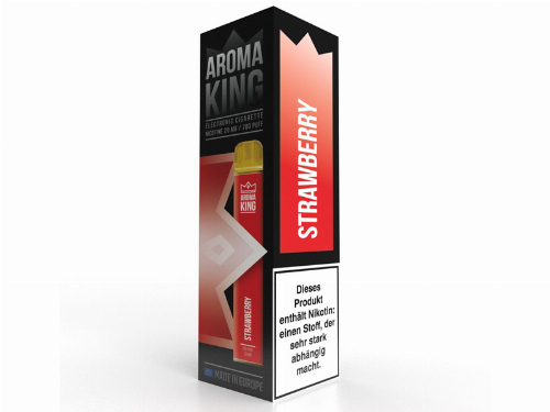 Aroma King Q-BAR 700 Strawberry Einweg E-Shisha 20 mg Nikotin Aroma King Q-BAR 700 Strawberry Einweg E-Shisha 20 mg Nikotin