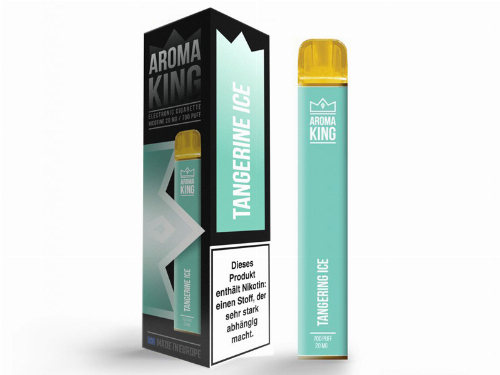 Aroma King Q-BAR 700 Tangerine Ice Einweg E-Shisha 20 mg Nikotin Aroma King Q-BAR 700 Tangerine Ice Einweg E-Shisha 20 mg Nikotin