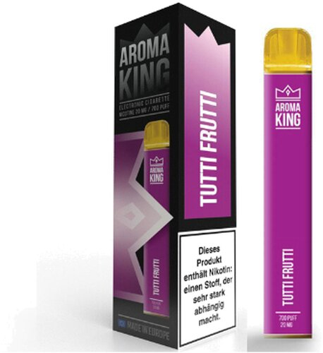 Aroma King Q-BAR 700 Tutti Frutti Einweg E-Shisha 20 mg Nikotin