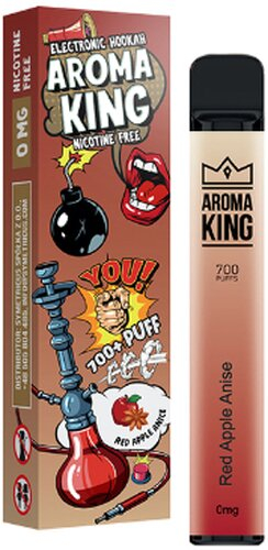 Aroma King Red Apple Anice Einweg e-Shisha ohne Nikotin ca. 700 Züge