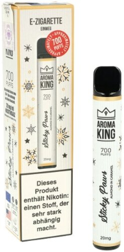 Aroma King Sticky Paws Merry Christmas Edition Einweg E-Shisha 20mg
