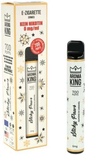 Aroma King Sticky Paws Merry Christmas Edition Einweg E-Shisha Nikotinfrei