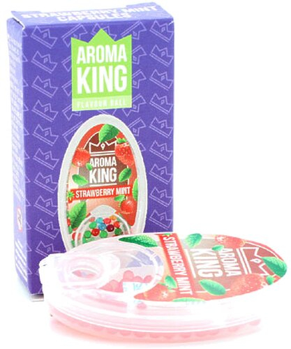 Aroma King Strawberry Mint  Aromakapseln 100 Stück mit Stick