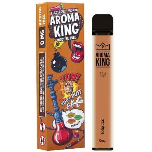 Aroma King Tobacco Einweg e-Shisha ohne Nikotin ca. 700 Züge Aroma King Tobacco Einweg e-Shisha ohne Nikotin ca. 700 Züge