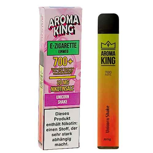 Aroma King Unicorn Shake Einweg e-Shisha ca. 700 Züge 20mg Aroma King Unicorn Shake Einweg e-Shisha ca. 700 Züge 20mg
