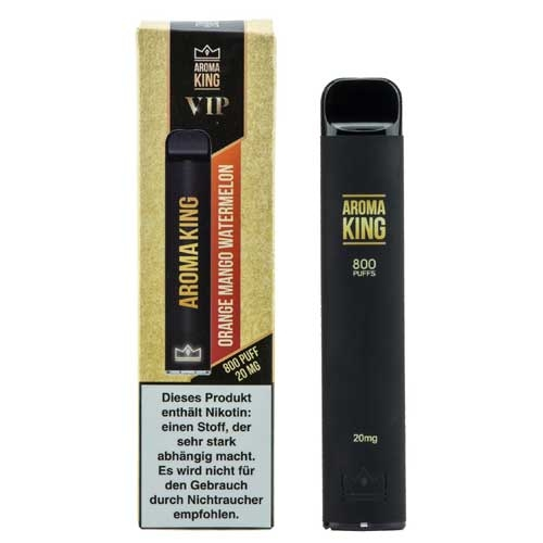 Aroma King VIP Einweg E-Shisha 800 Züge Orange Mango Watermelon 20mg Aroma King VIP Einweg E-Shisha 800 Züge Orange Mango Watermelon 20mg