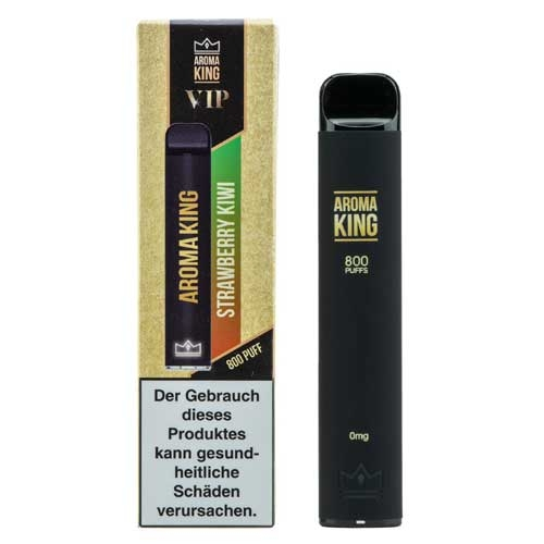 Aroma King VIP Einweg E-Shisha 800 Strawberry Kiwi ohne Nikotin Aroma King VIP Einweg E-Shisha 800 Strawberry Kiwi ohne Nikotin