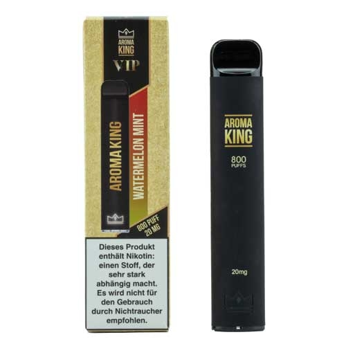 Aroma King VIP Einweg E-Shisha 800 Züge Watermelon Mint 20mg Aroma King VIP Einweg E-Shisha 800 Züge Watermelon Mint 20mg