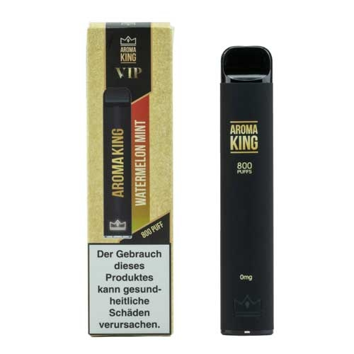 Aroma King VIP Einweg E-Shisha 800 Züge Watermelon Mint ohne Nikotin Aroma King VIP Einweg E-Shisha 800 Züge Watermelon Mint ohne Nikotin