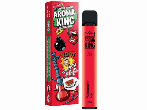Aroma King Watermelon Ice Einweg e-Shisha ohne Nikotin ca. 700 Züge Aroma King Watermelon Ice Einweg e-Shisha ohne Nikotin ca. 700 Züge