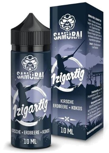 Aroma Samurai 1zigartig 10ml (Kirsche-Erdbeere-Kokos) Aroma Samurai 1zigartig 10ml (Kirsche-Erdbeere-Kokos)