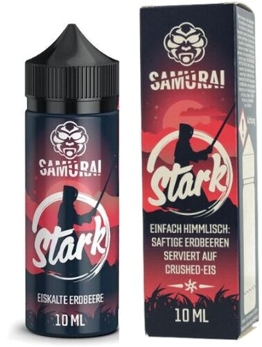 Aroma Samurai Stark 10ml (Eiskalte Erdbeere) Aroma Samurai Stark 10ml (Eiskalte Erdbeere)