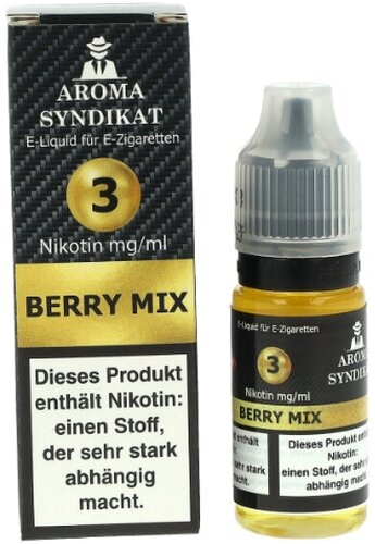 AROMA  SYNDIKAT Berry Mix Liquid 10 ml 3mg AROMA  SYNDIKAT Berry Mix Liquid 10 ml 3mg