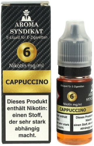 AROMA SYNDIKAT Cappuccino Liquid 10 ml 6mg AROMA SYNDIKAT Cappuccino Liquid 10 ml 6mg