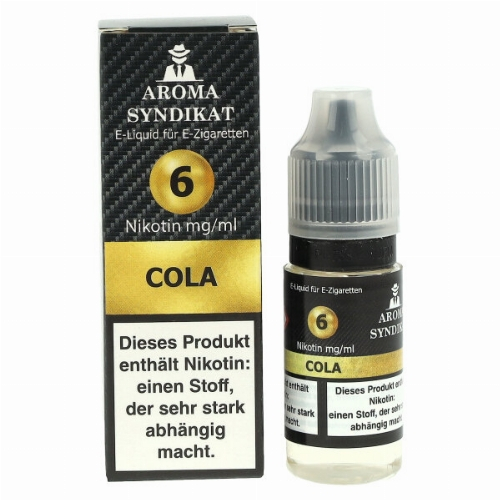 AROMA SYNDIKAT Cola Liquid 10 ml 6mg AROMA SYNDIKAT Cola Liquid 10 ml 6mg