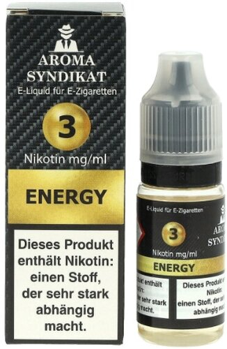 AROMA SYNDIKAT Energy Liquid 10 ml 3mg AROMA SYNDIKAT Energy Liquid 10 ml 3mg