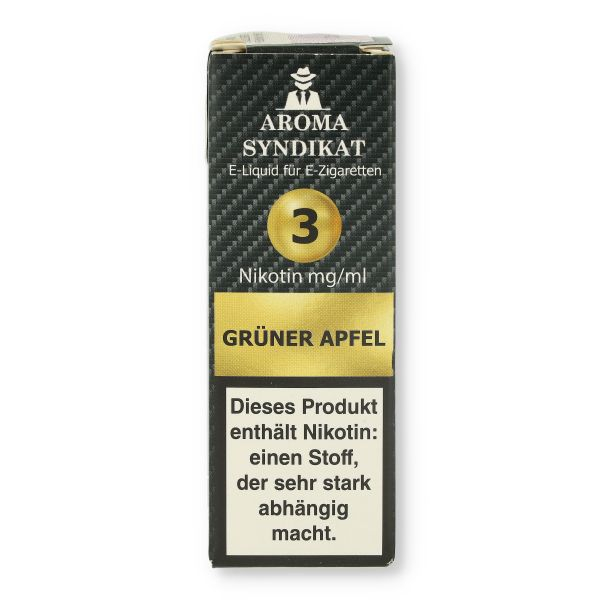 AROMA SYNDIKAT Grüner Apfel Liquid 10 ml 3mg