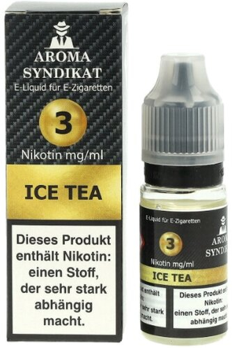 AROMA SYNDIKAT Ice Tea Liquid 10 ml 3mg AROMA SYNDIKAT Ice Tea Liquid 10 ml 3mg