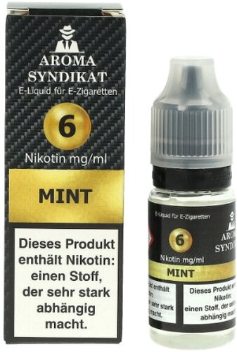 AROMA SYNDIKAT Minz Liquid 10 ml 6mg