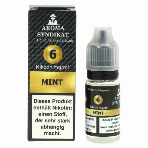 AROMA SYNDIKAT Minz Liquid 10 ml 6mg AROMA SYNDIKAT Minz Liquid 10 ml 6mg