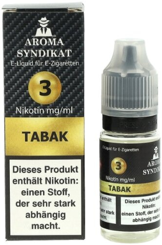 AROMA SYNDIKAT Tabak Liquid 10 ml 3mg