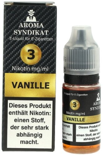 AROMA SYNDIKAT Vanille Liquid 10 ml 3mg AROMA SYNDIKAT Vanille Liquid 10 ml 3mg