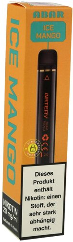 ARTERY ABAR 900 ICE Mango Einweg e-Shisha ca. 900 Züge ARTERY ABAR 900 ICE Mango Einweg e-Shisha ca. 900 Züge