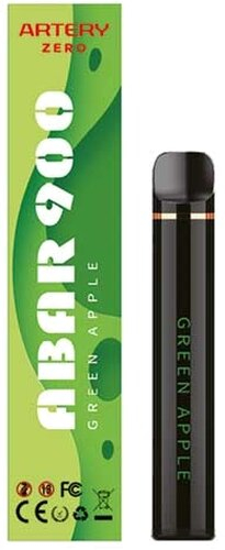ARTERY ABAR ZERO 900 Green Apple Einweg E-Shisha ohne Nikotin ca. 900 Züge ARTERY ABAR ZERO 900 Green Apple Einweg E-Shisha ohne Nikotin ca. 900 Züge