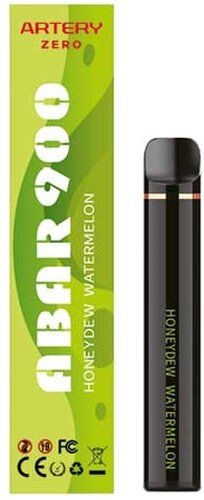 ARTERY ABAR ZERO 900 Honeydew Watermelon Einweg E-Shisha ohne Nikotin ca. 900 Züge ARTERY ABAR ZERO 900 Honeydew Watermelon Einweg E-Shisha ohne Nikotin ca. 900 Züge