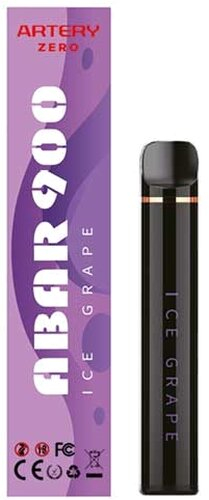 ARTERY ABAR ZERO 900 Ice Grape Einweg E-Shisha ohne Nikotin ca. 900 Züge ARTERY ABAR ZERO 900 Ice Grape Einweg E-Shisha ohne Nikotin ca. 900 Züge