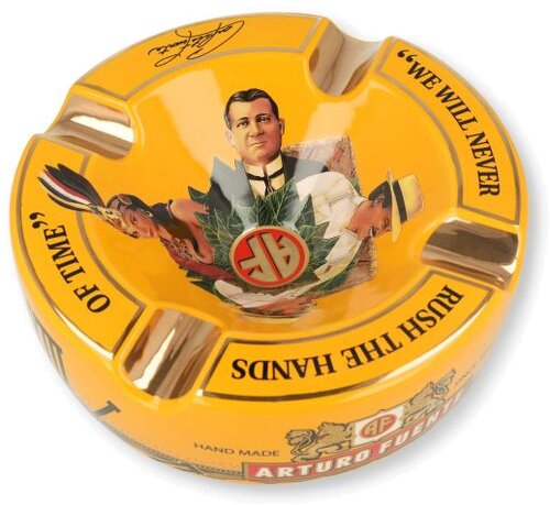 Arturo Fuente Zigarren Aschenbecher Gelb