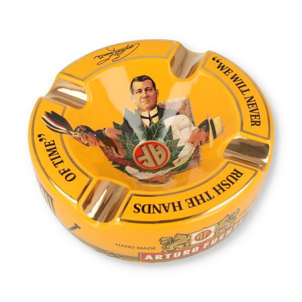 Arturo Fuente Zigarren Aschenbecher Gelb