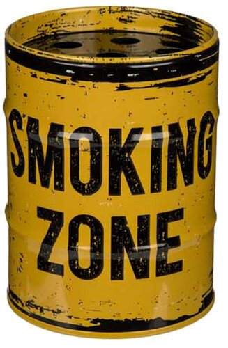 Aschenbecher Ölfass gelb Nr.2