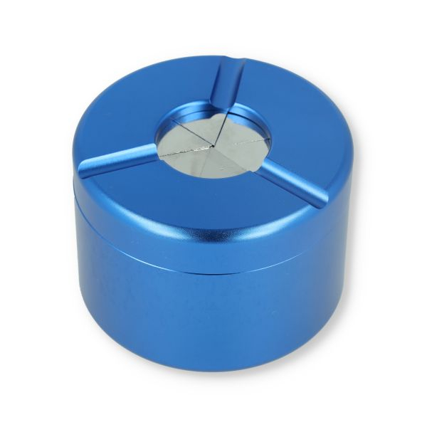 Ascher Aluminium mit Drehverschluss Blau