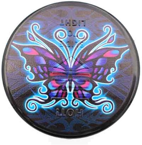 Ascher für Auto-Dosenhalter Butterfly mit LED Leuchte Ascher für Auto-Dosenhalter Butterfly mit LED Leuchte