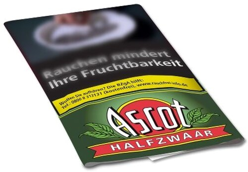 Ascot Tabak Halfzware grün 30g Päckchen Feinschnitt