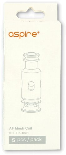 Aspire AF Mesh Coil 0,6 Ohm 5Stk. Aspire AF Mesh Coil 0,6 Ohm 5Stk.
