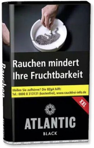 Atlantic Tabak Black 50g Päckchen Feinschnitt