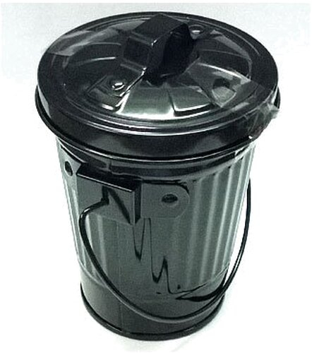 Atomic Aschenbecher Trash Can Schwarz Atomic Aschenbecher Trash Can Schwarz